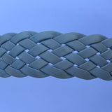 Treccia in Pelle Mignon mm 12 – Colore Carta da Zucchero