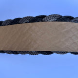 Treccia “Taormina” mm 45 – Colore Nero/Peltro